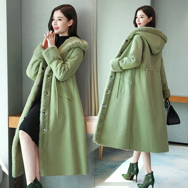 Winter Cotton-padded Jacket Fur Coat Women