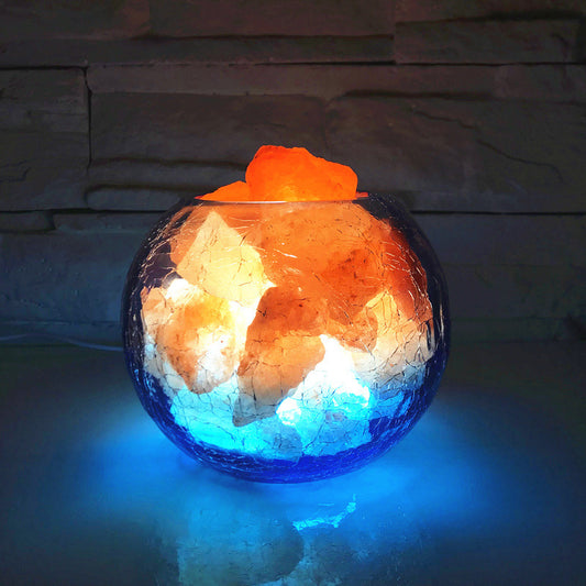 Crystal salt lamp negative ion lamp