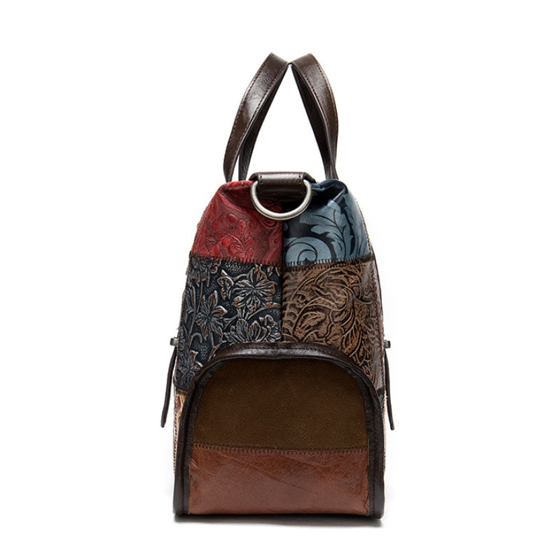 Cowhide women's handbag