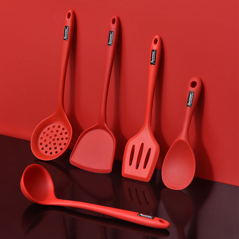 Heat-Resistant Silicone Kitchenware Non-Stick Cooking Spatula Set