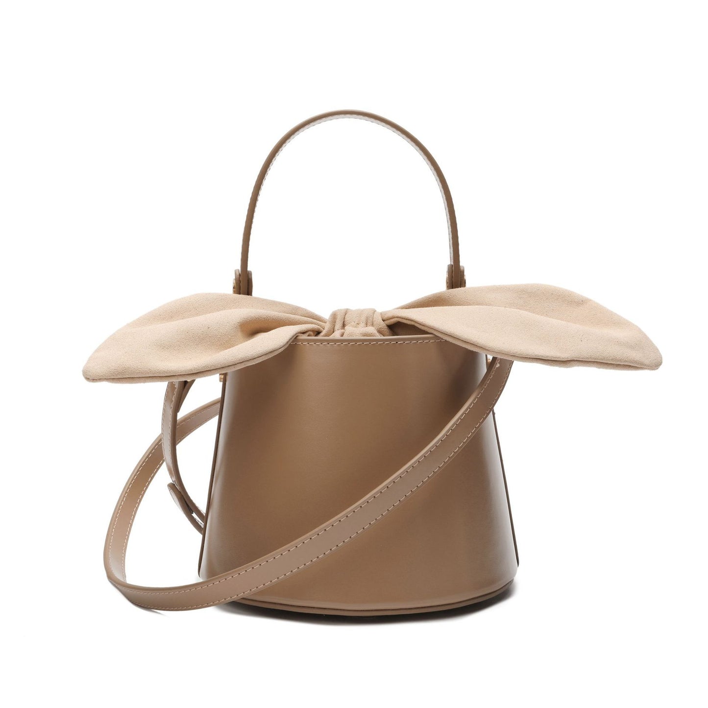 Minor Design Rabbit Ears Leather Woman Bag Bucket Bag