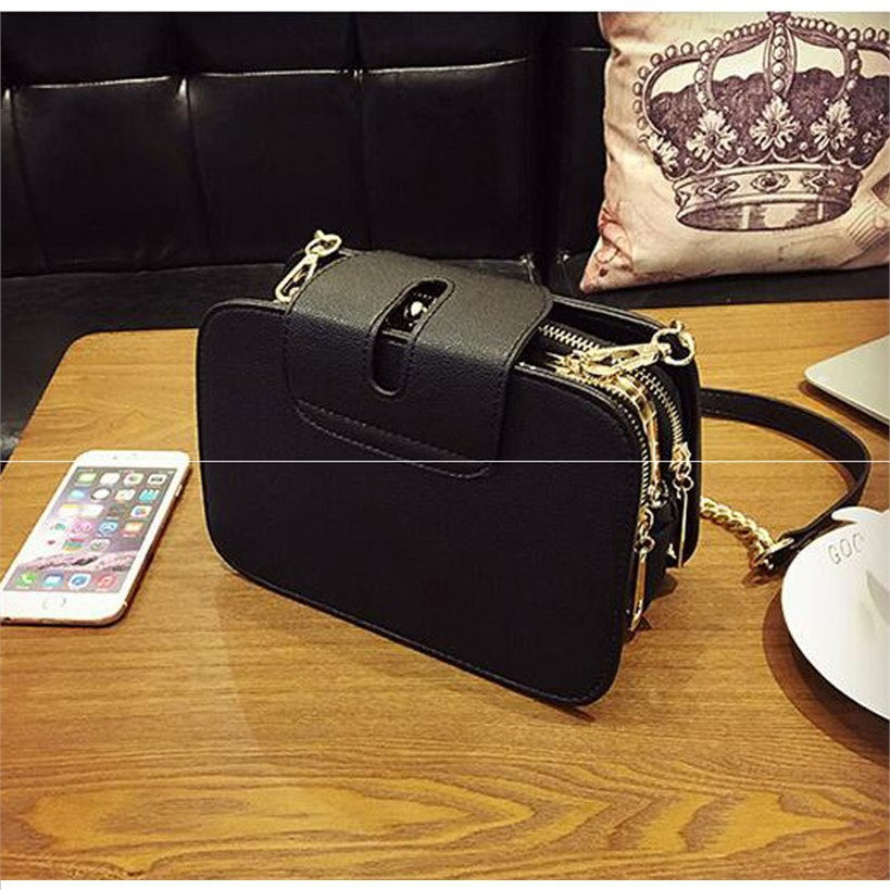 Handbags Clutch Bag Ladies Messenger Bags With Metal Buckle