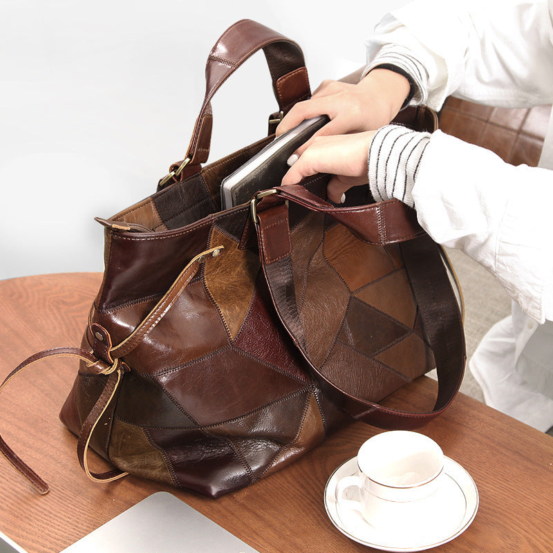 Cobbler Legend - Large Genuine Leather Women Handbag, Designer Luxury Vintage Fashion Shoulder Bag