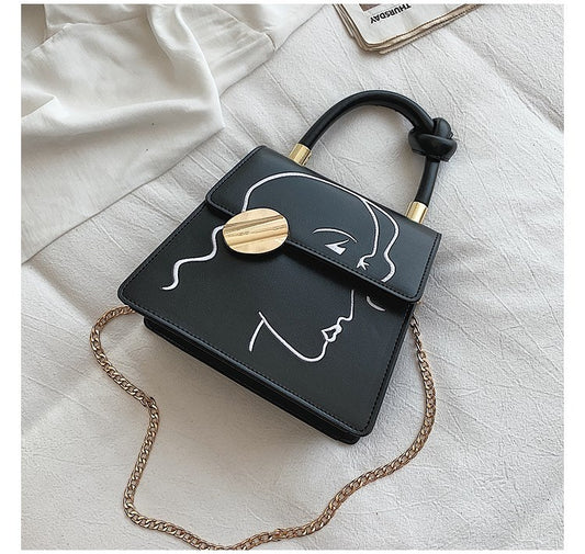 Chain Shoulder Bag, Fresh, Sweet And Fashionable