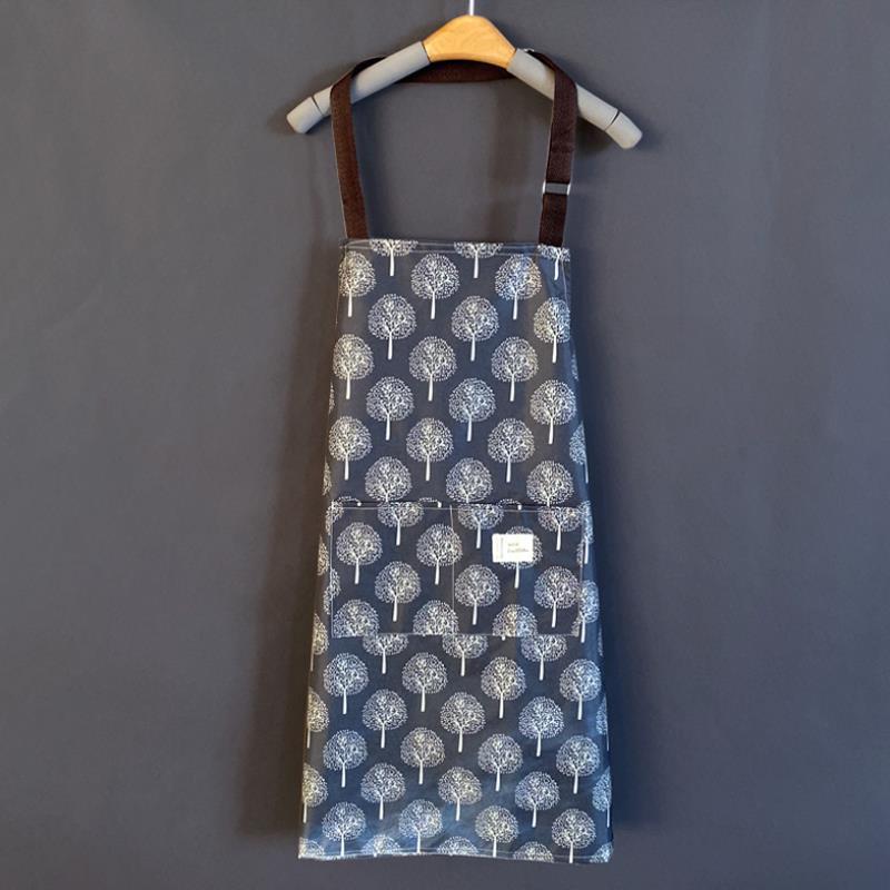 Lovely Japanese Apron Oil Proof Kitchen Cooking Can Wipe Hands With Sleeves