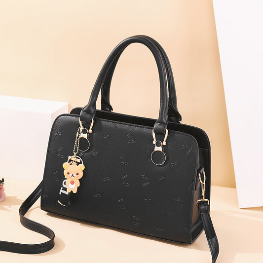 Women'S Bags New Spring Retro Trend One-Shoulder Diagonal Texture Big Bag Ladies All-Match Middle-Aged Handbag Wholesale