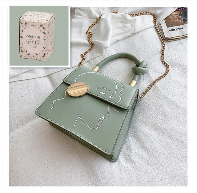 Chain Shoulder Bag, Fresh, Sweet And Fashionable