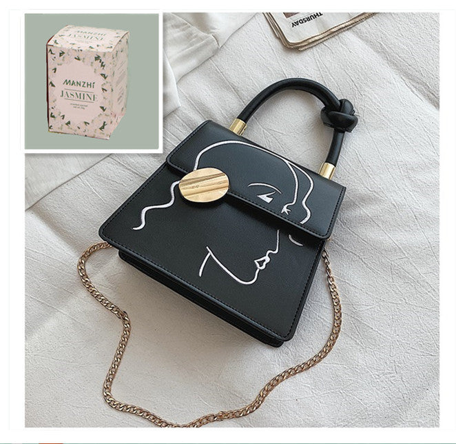 Chain Shoulder Bag, Fresh, Sweet And Fashionable