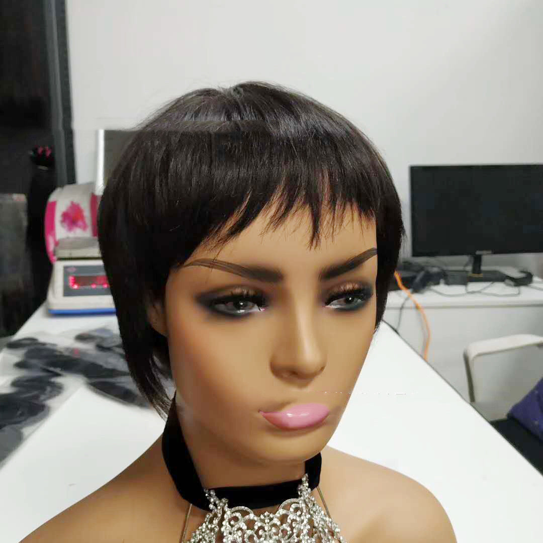 Human Hair Short Wig Non Lace Wigs