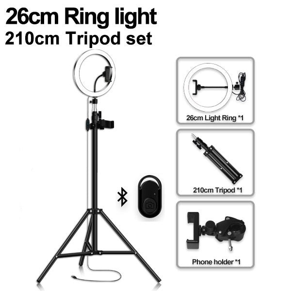 Mobile Phone Live Selfie Anchor Round LED Fill Light