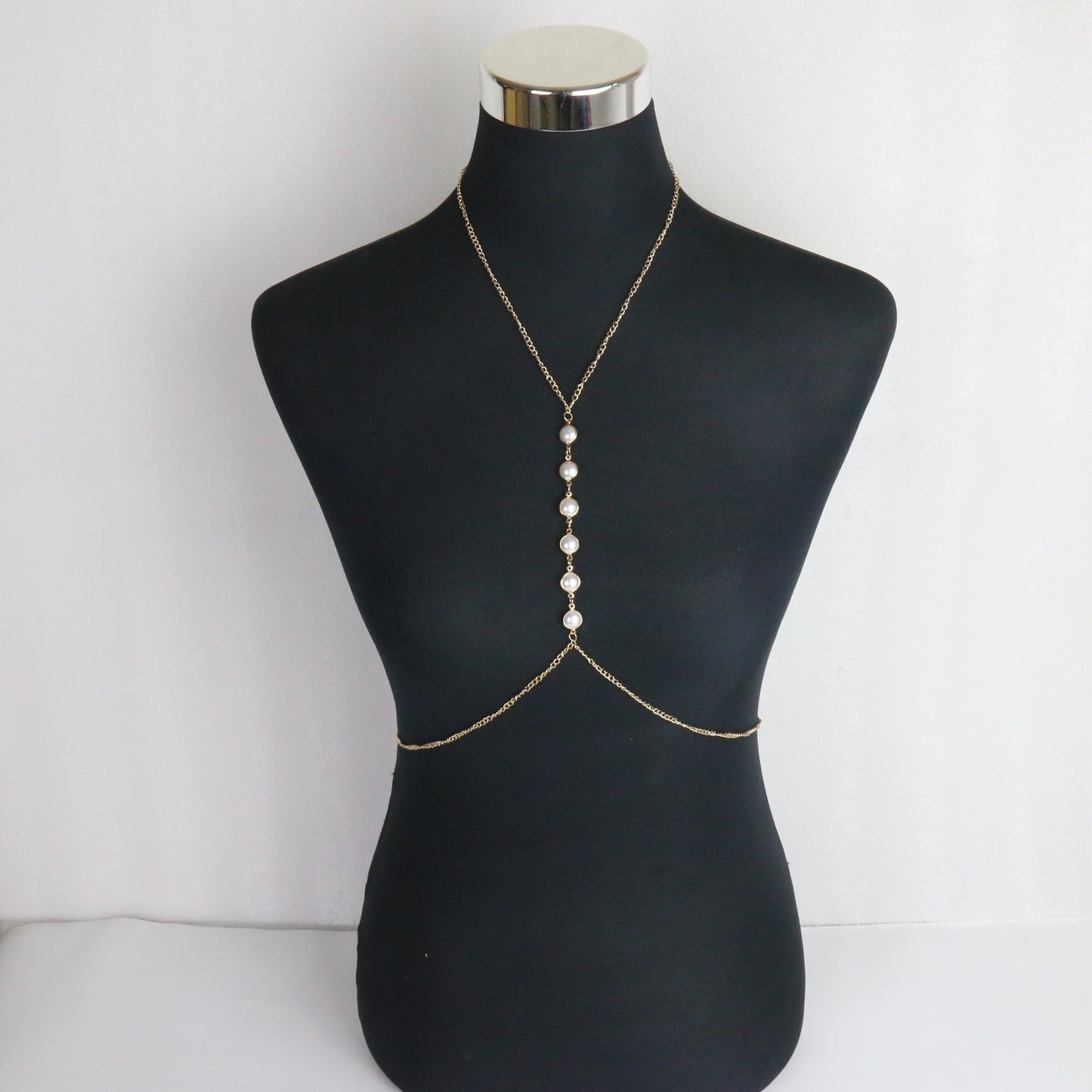 Sexy Metal Pearl Body Chains Waist Chain