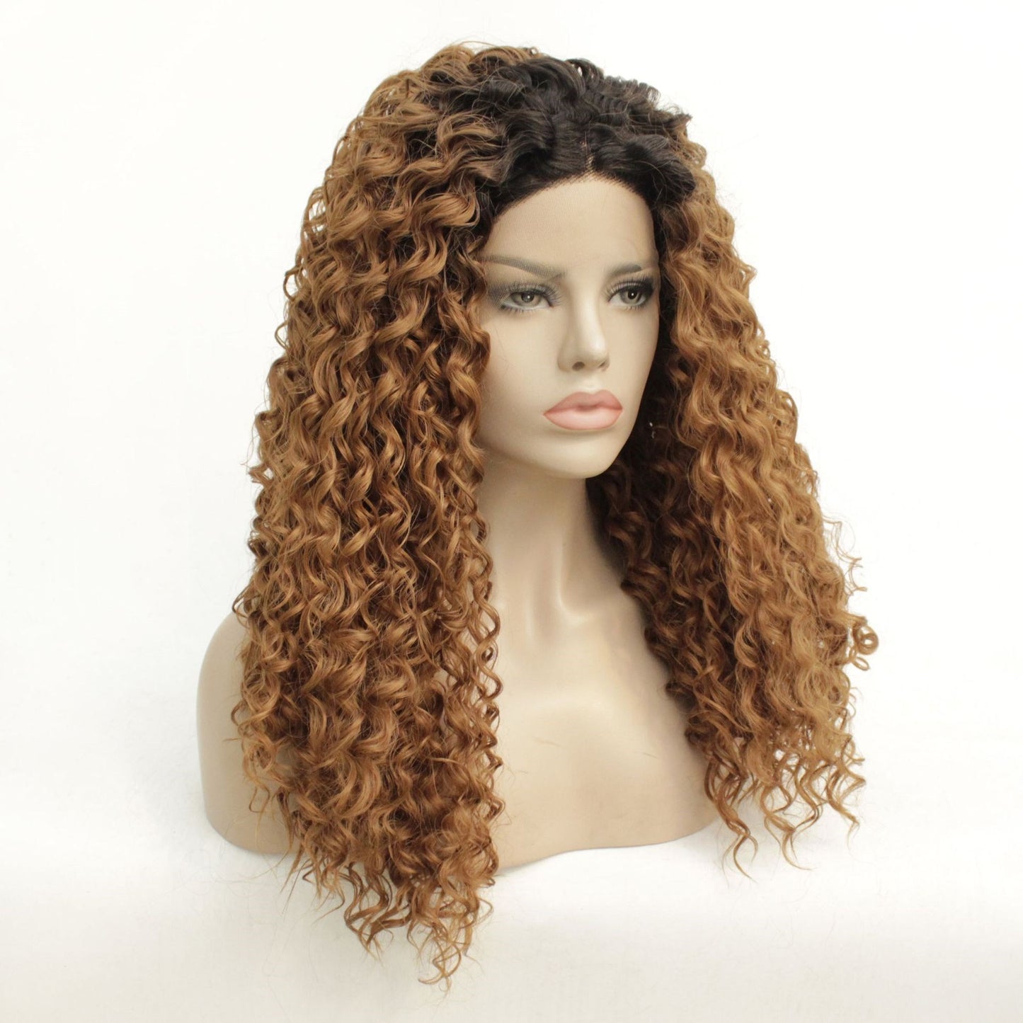 Chemical fiber front lace wig cover