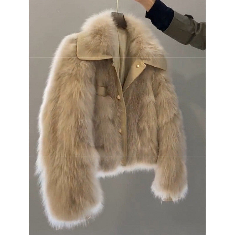 Fashion Personality Fur Temperament Coat Women