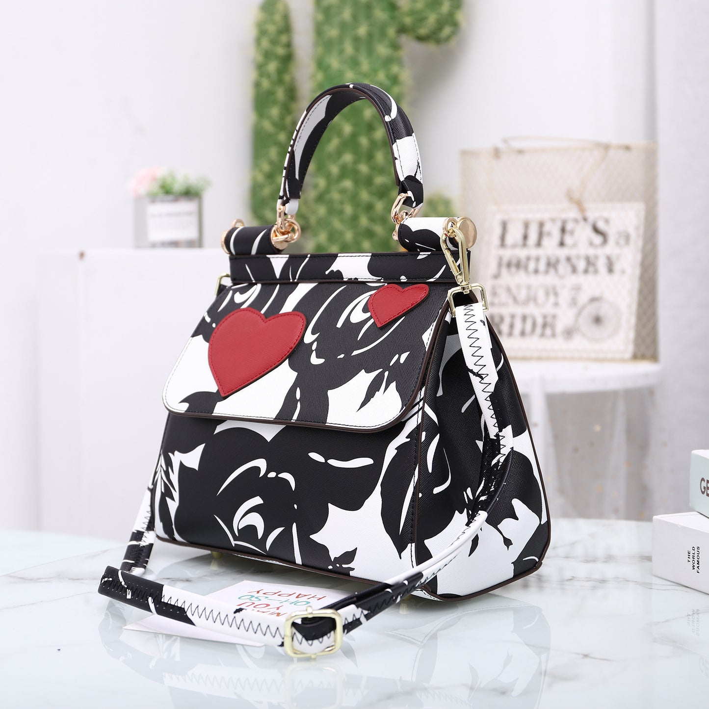 fashiion DG Ladies Bag Printing Handbag Box Designer Bag