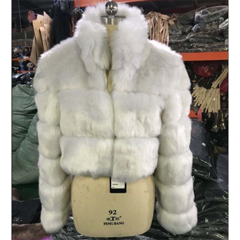 European And American Short Fur Coat For Women