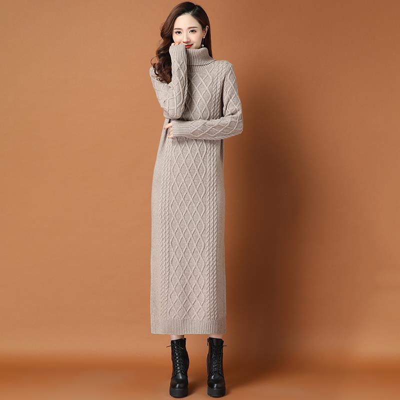 Slimming Match With Coat Knitted Dress Women