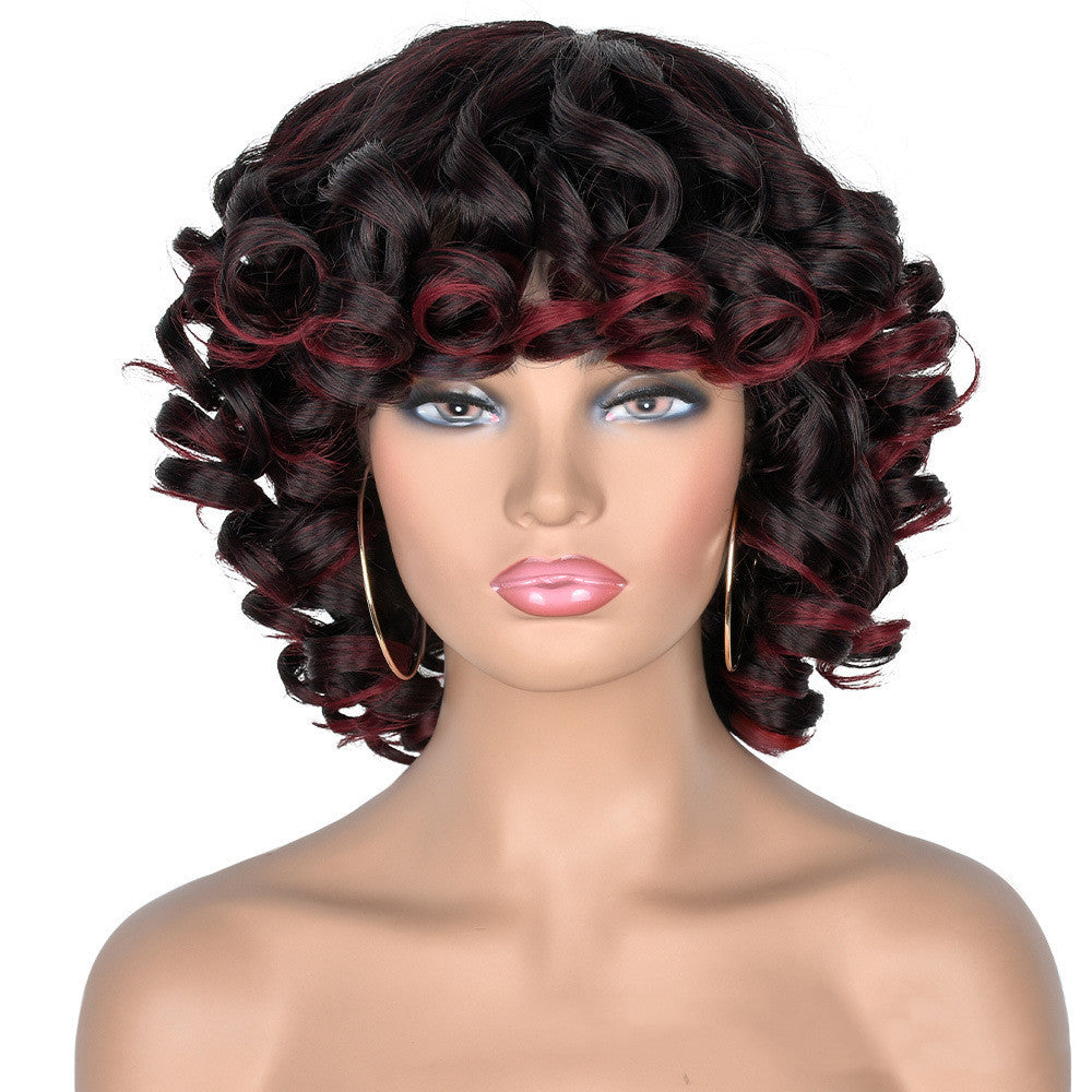 Women's Gradient Roman Volume Full Head Cover Wig