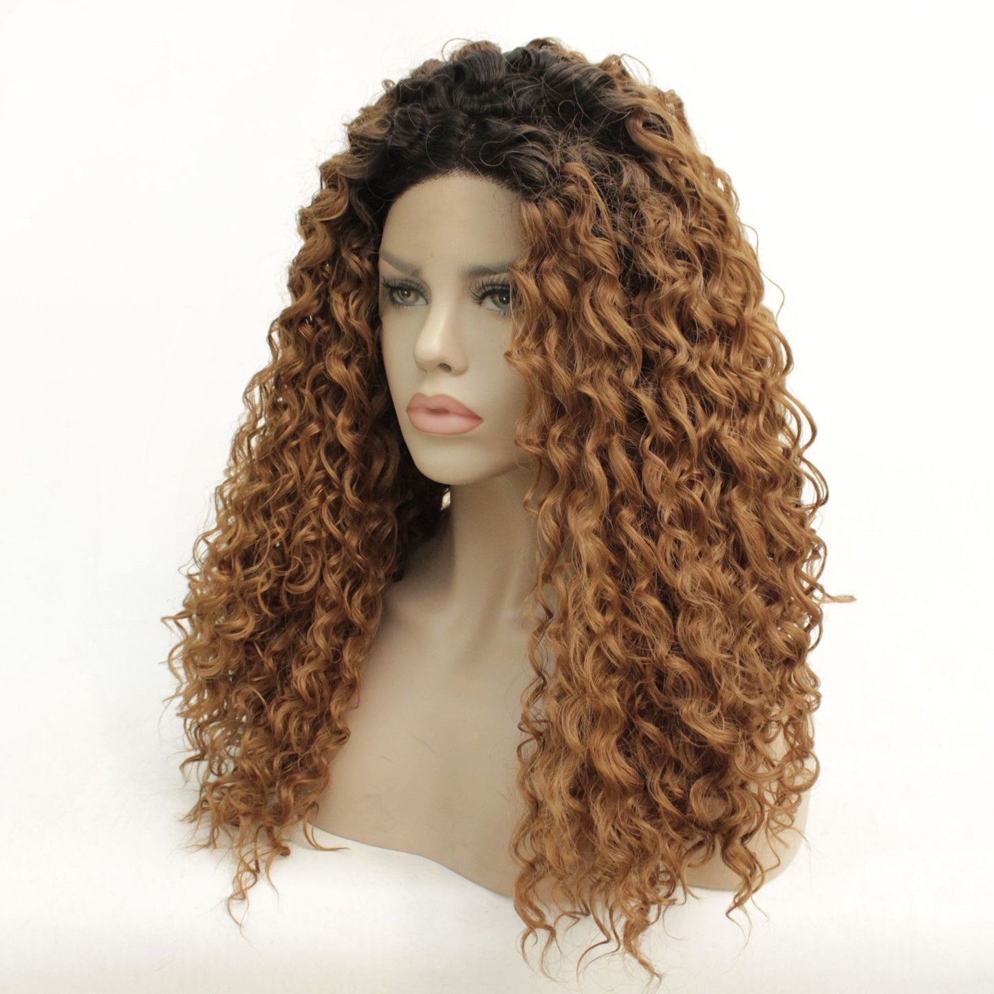 Chemical fiber front lace wig cover