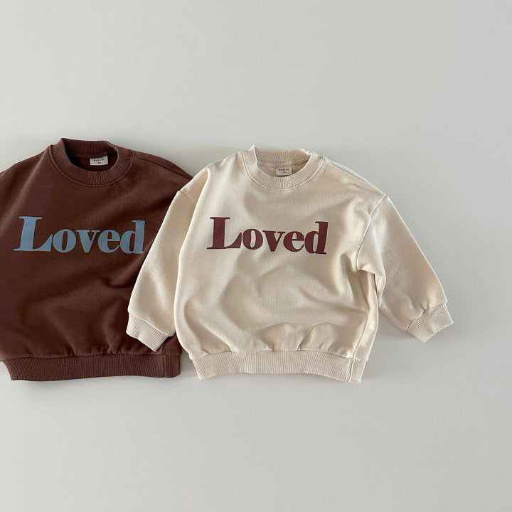 Baby Children Comfortable Letter Crew Neck Top