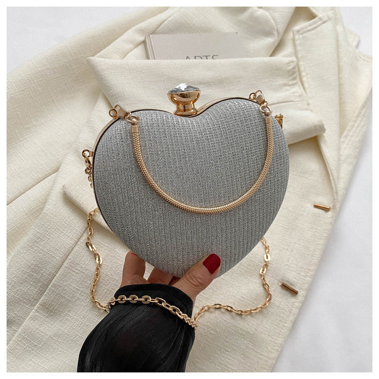 Banquet Bag Love Chain Shoulder Crossbody Handbag