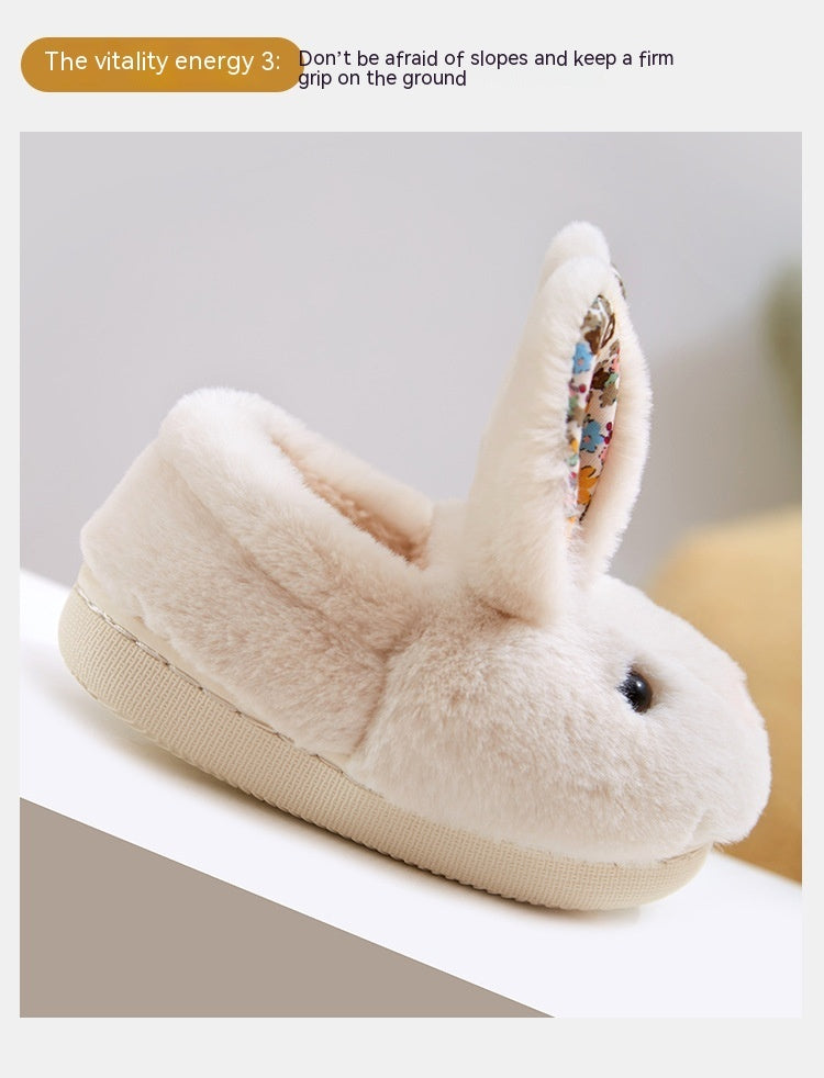 Winter Girls Boys Keep Warm Home Indoor Fluffy Cotton Shoes