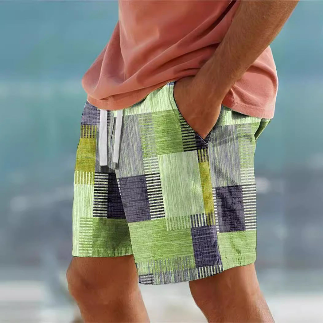 Trendy Digital Printing Youth Popularity Casual Men's Shorts