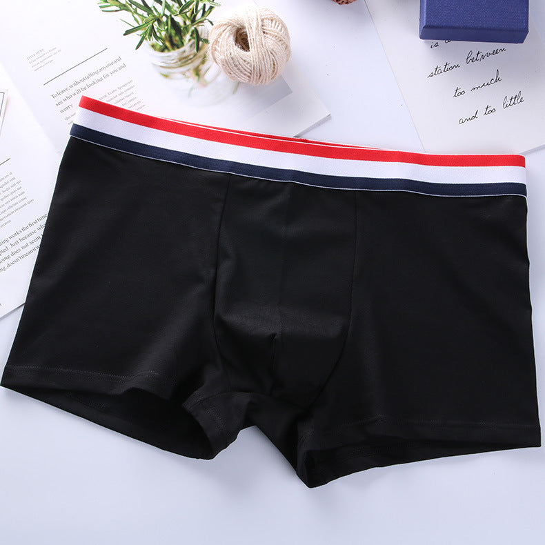 Pure cotton men's boxer breathable shorts