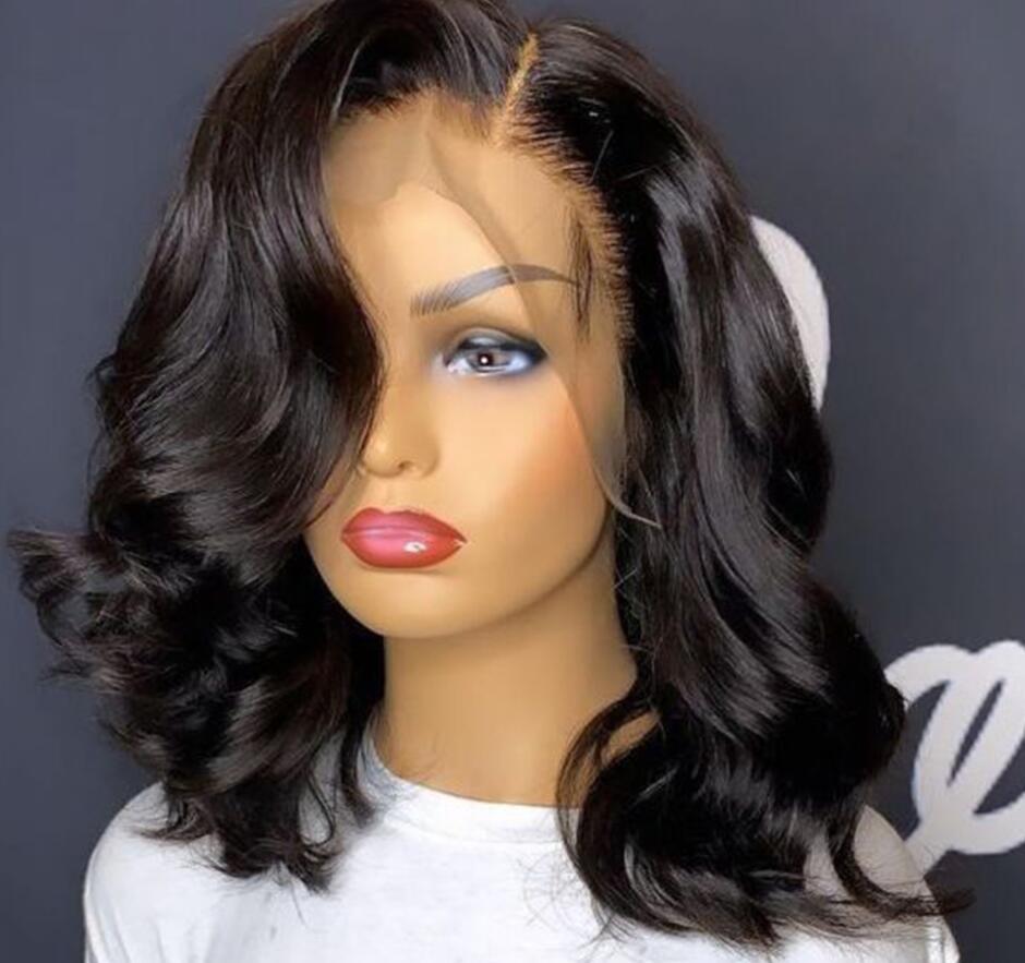 High Temperature Silk Mid-section Medium-length Curly Hair Women's Wig