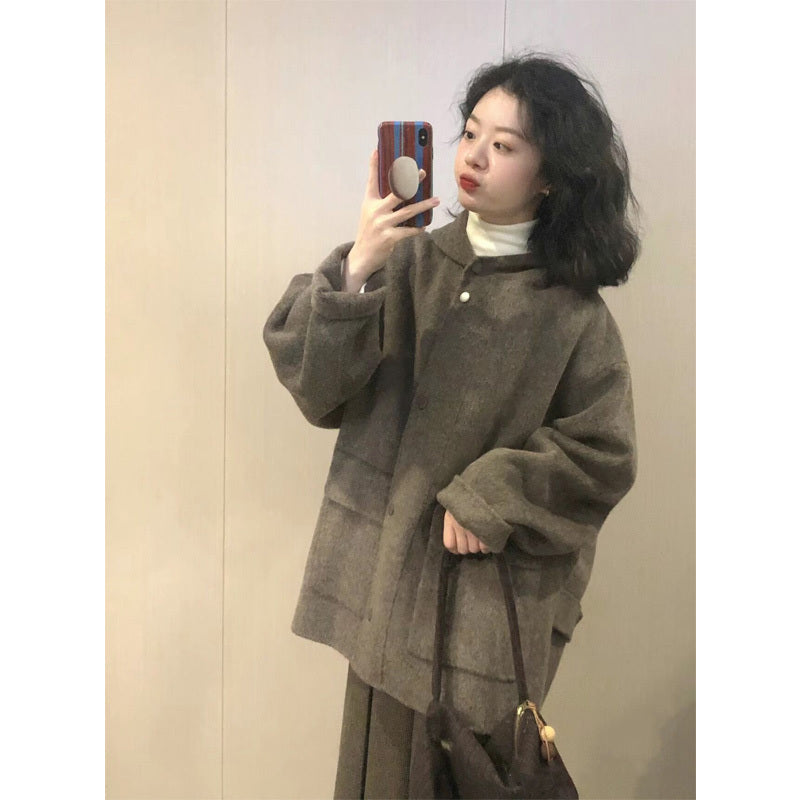 Short Tweed Coat For Women