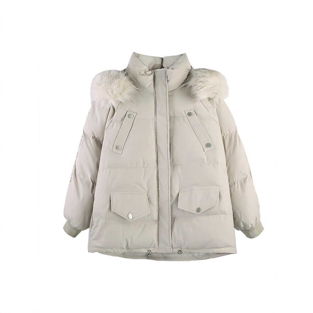 Loose Slimming Parka Coat For Women