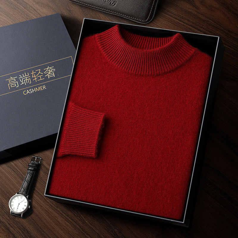 Men's Double-strand Thickened Cashmere Sweater