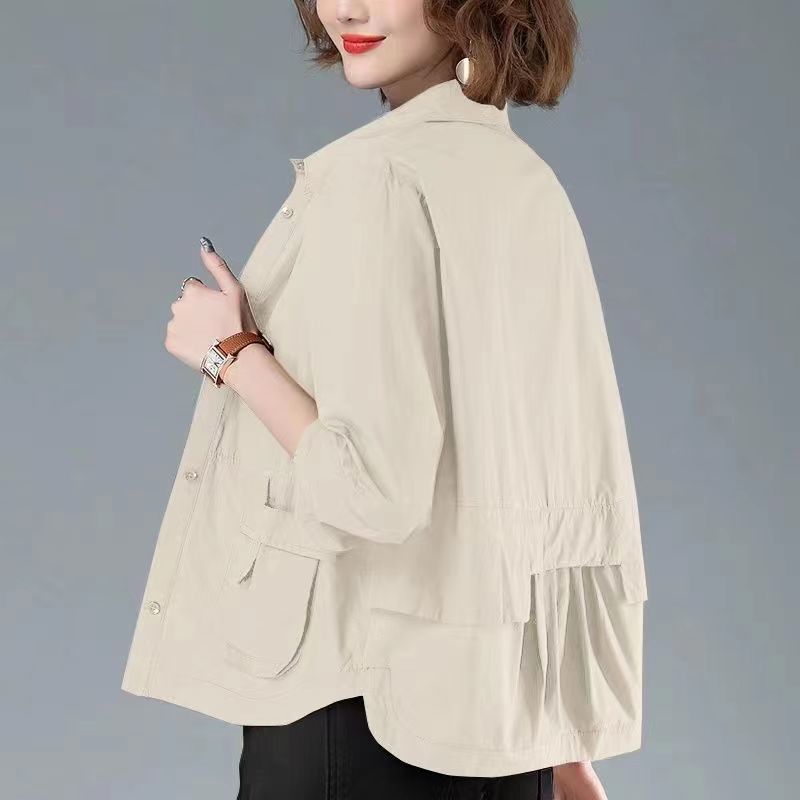 Wind Coat Tops For Women Thin Short Coat