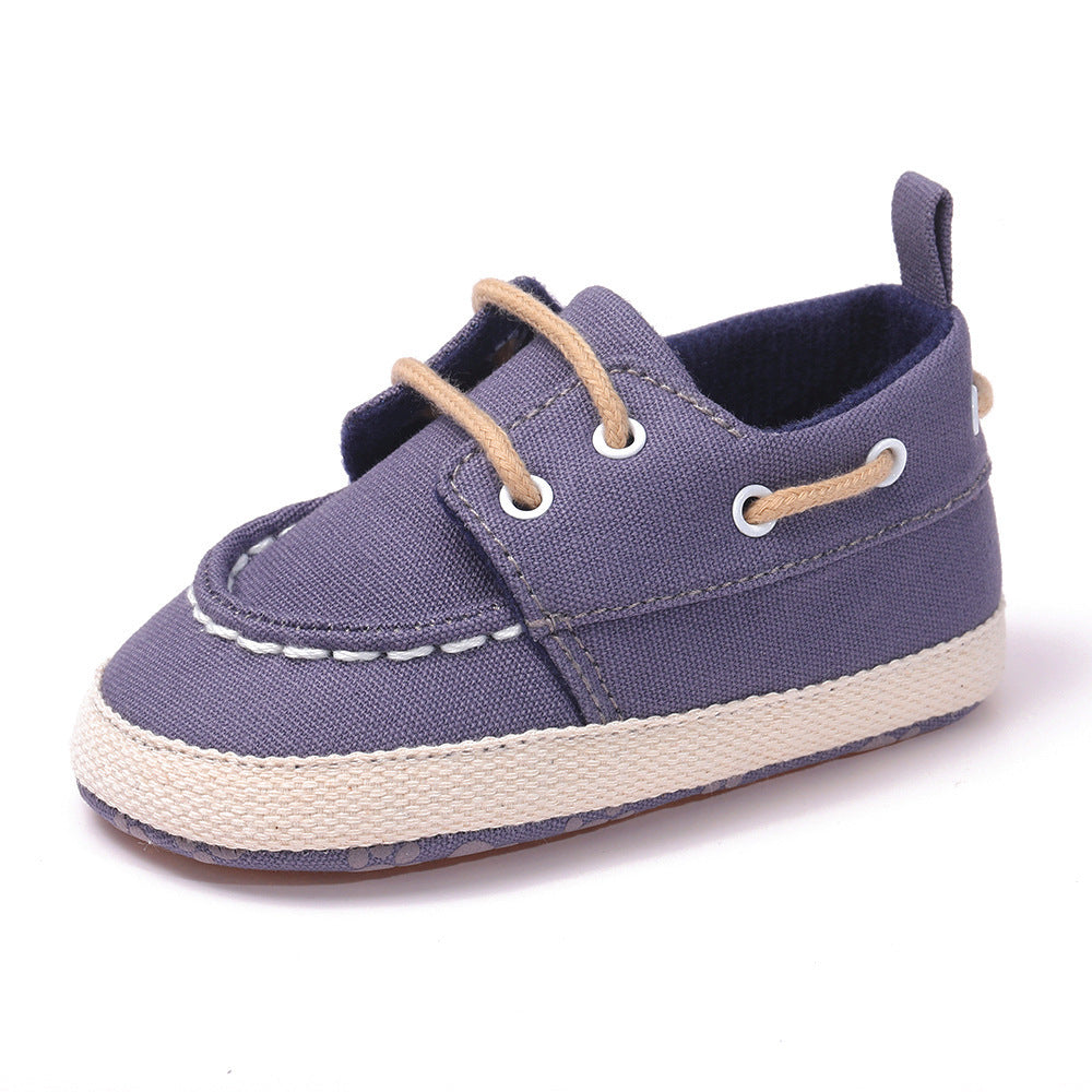 Canvas Shoes Boys Baby Peas  Soft-soled Non-slip Toddler Shoes