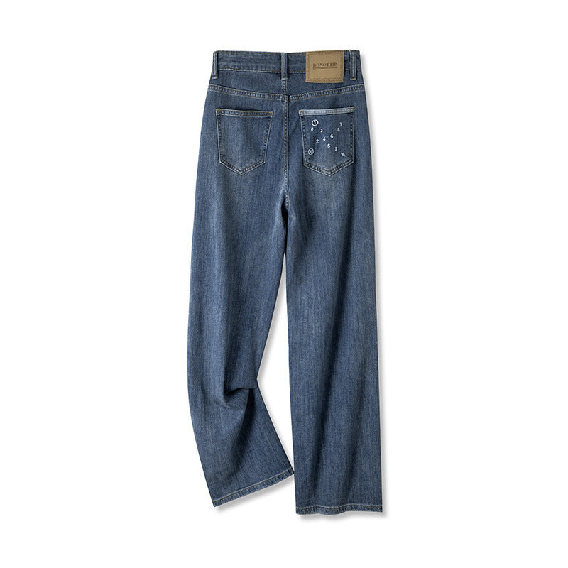 Women's American-style Retro Wide Leg Jeans