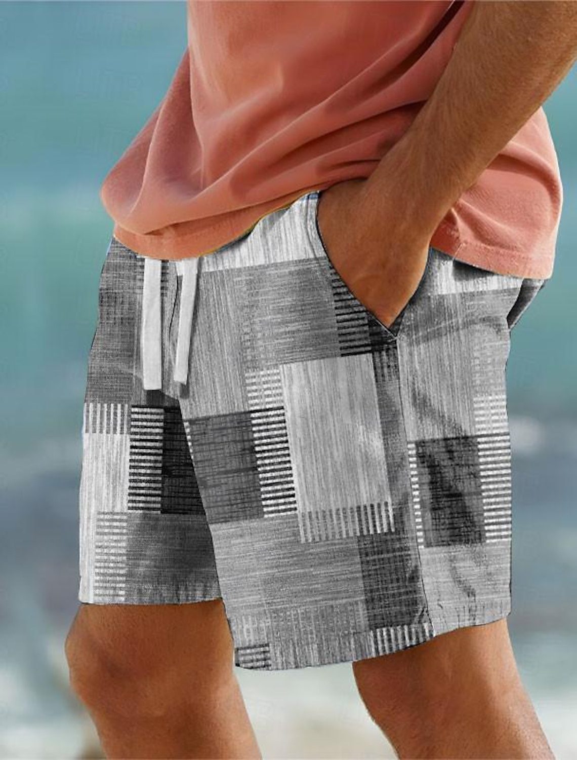 Trendy Digital Printing Youth Popularity Casual Men's Shorts