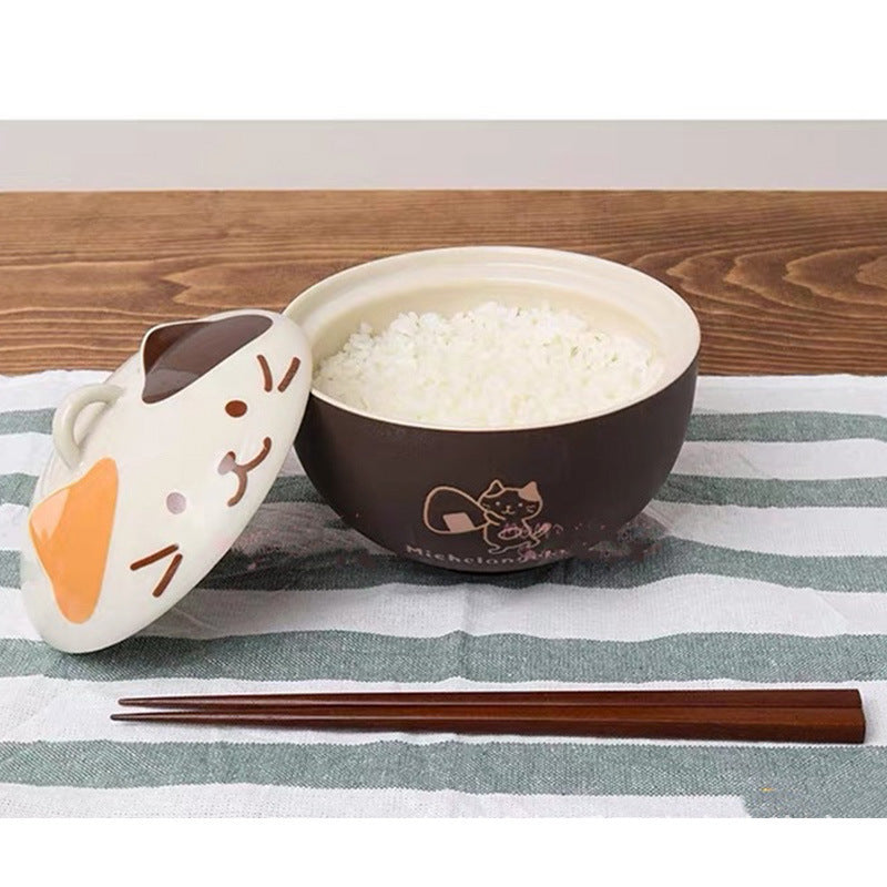 Direct Cooking Rice Bowl Instant Noodles Ceramic