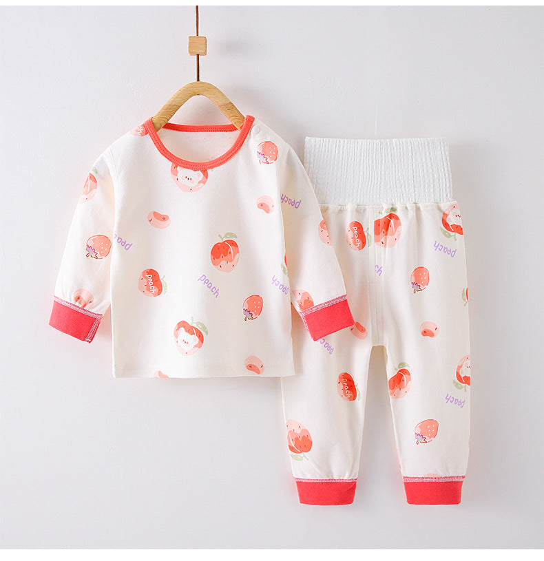 Underclothes Pure Cotton High Waist Belly Protection Newborn Split Suit