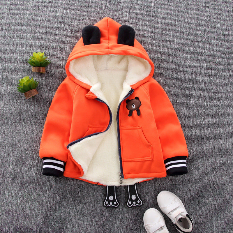 Fleece Autumn And Winter Children's Jacket