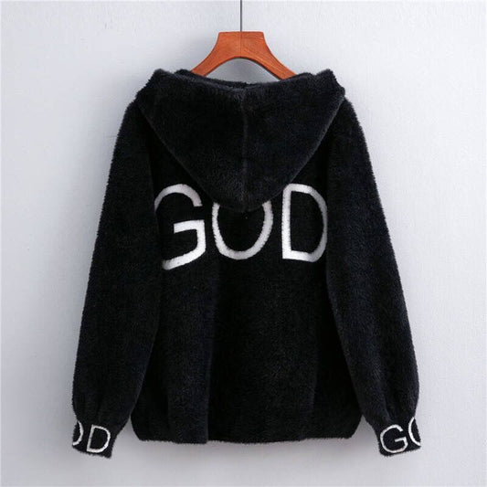 Autumn And Winter New Sweater Coat Women Short