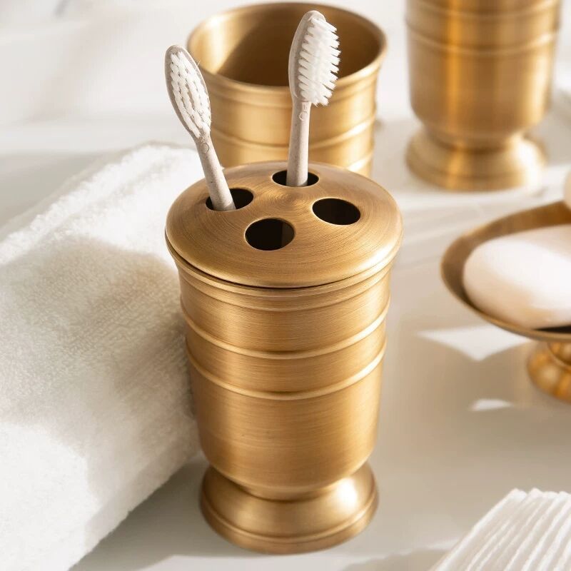 Bronze Bathroom Accessories Set