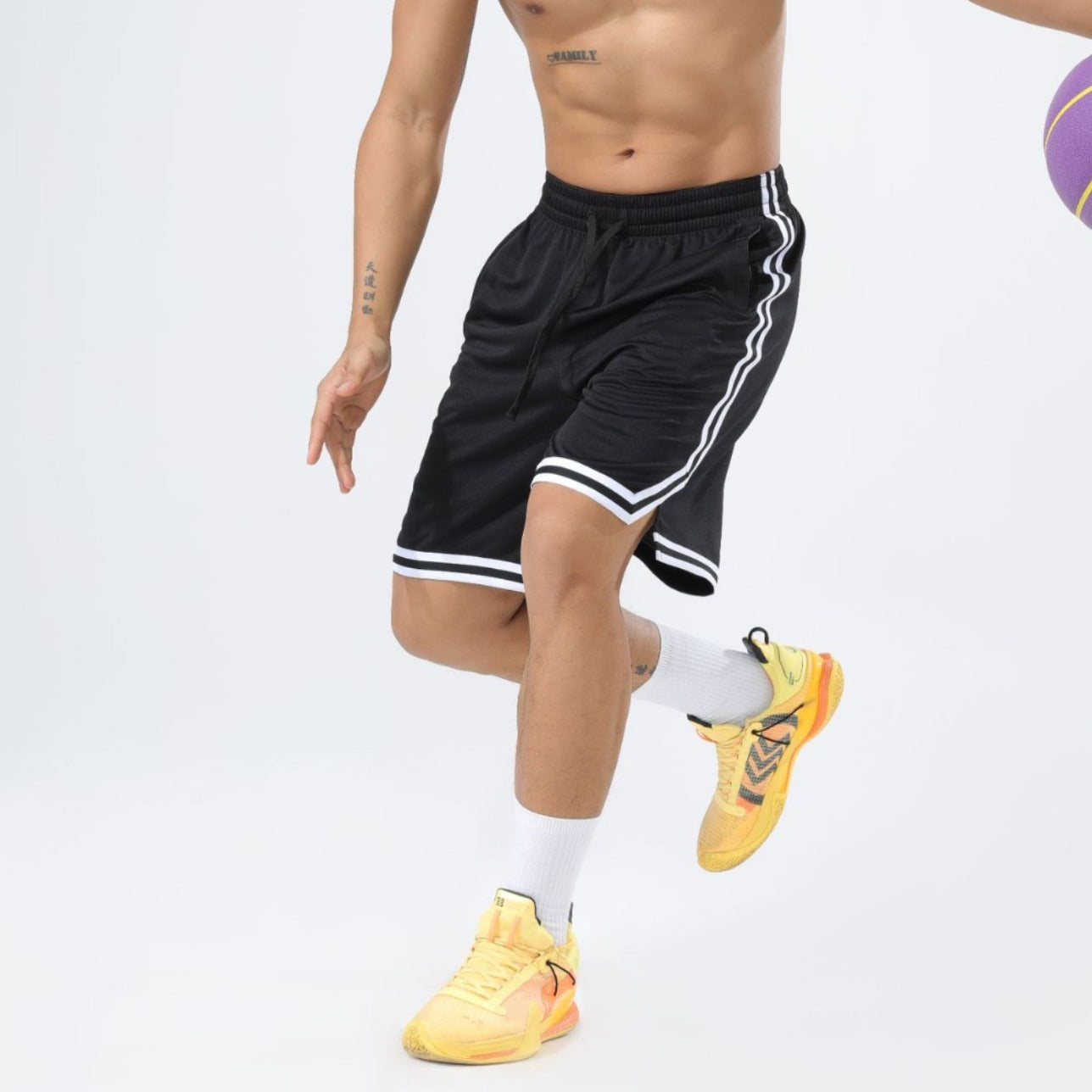 Sports Men's Leisure Summer Thin Training Workout Cropped Pants