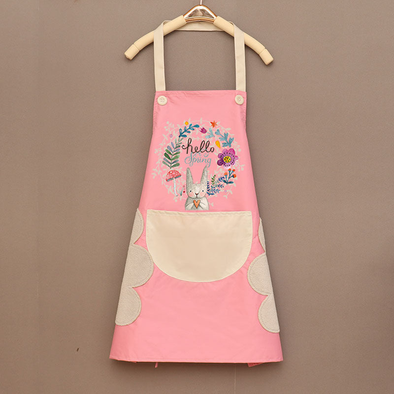 Cooking apron women waterproof