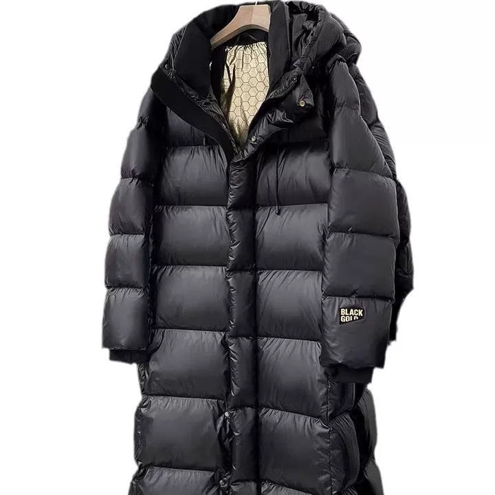 Knee Over Thick Long Duck Down Jacket