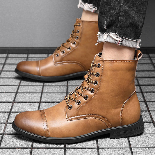 High-top British Casual Men's Shoes