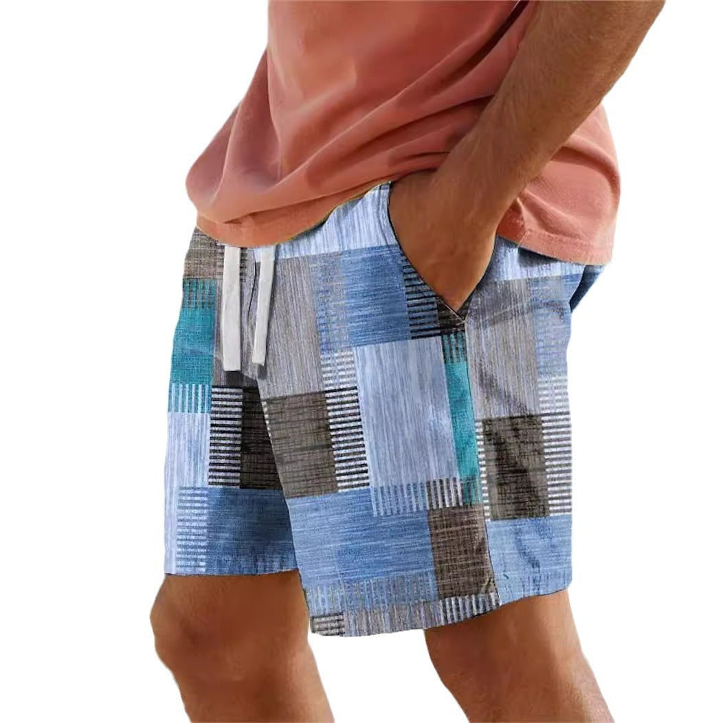 Trendy Digital Printing Youth Popularity Casual Men's Shorts