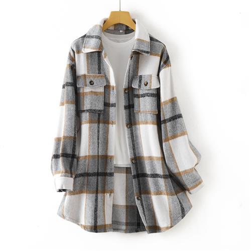 Fashion Casual Long Shirt Coat Women