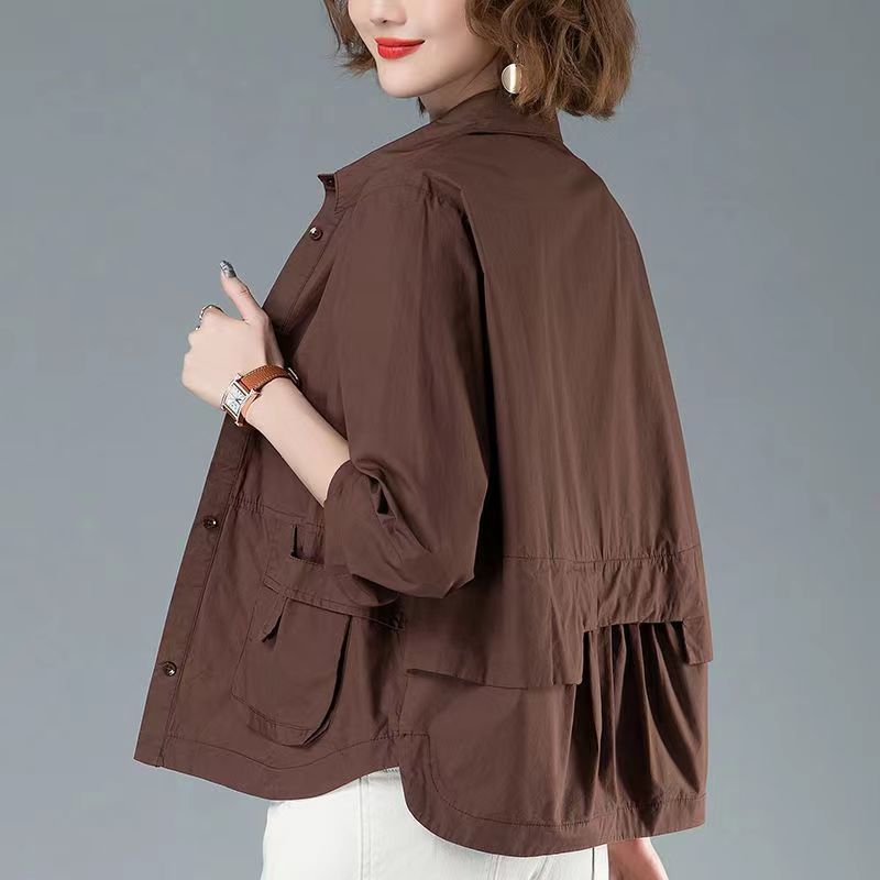 Wind Coat Tops For Women Thin Short Coat