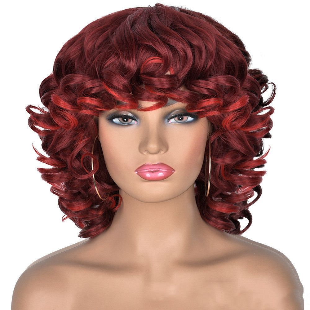 Women's Gradient Roman Volume Full Head Cover Wig