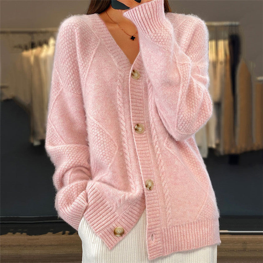 Fashion Brocade Sweater Coat For Women