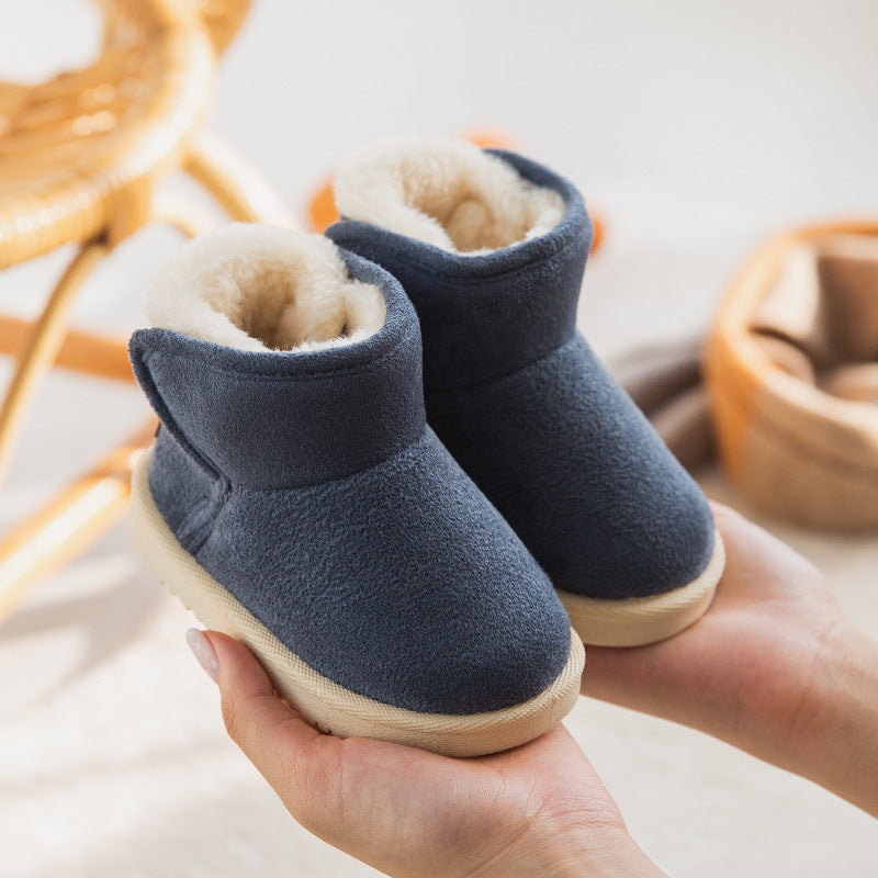 Winter Boys' Soft-soled Cotton Shoes Non-slip